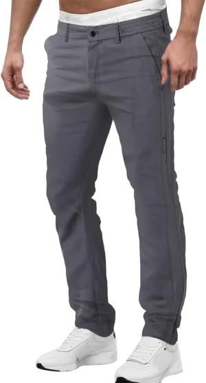 2023 Men's Fashion Stretch Dress Pants Slim Fit Plaid Pants Business Suit Pants Casual Golf Pants Plus Size Stylish Trousers