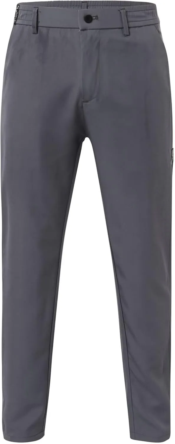 2023 Men's Fashion Stretch Dress Pants Slim Fit Plaid Pants Business Suit Pants Casual Golf Pants Plus Size Stylish Trousers