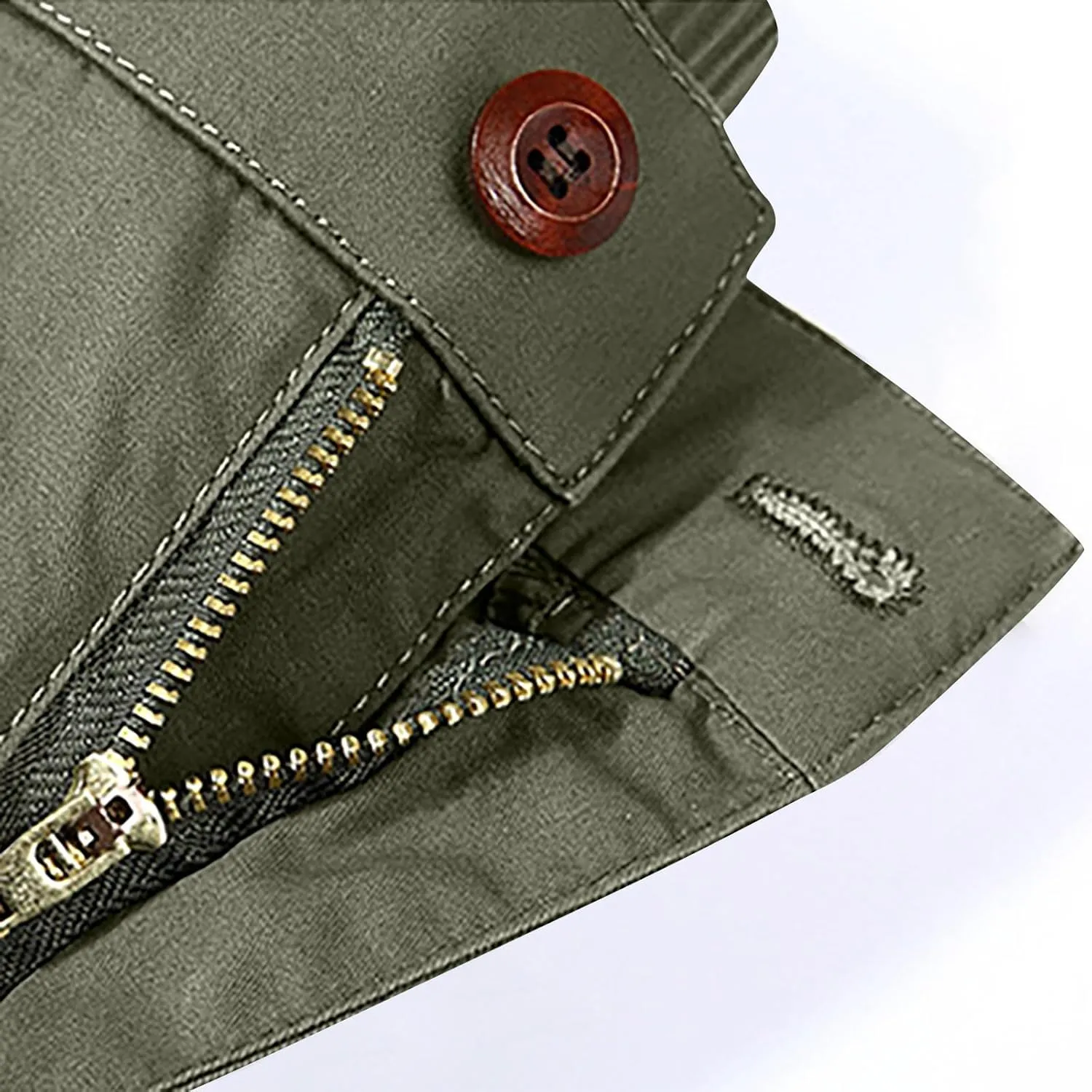 Capri Pants for Men Relaxed Fit Cargo Pants Light Summer Pants Cotton Beach Pants Hiking Fishing Pants for Men