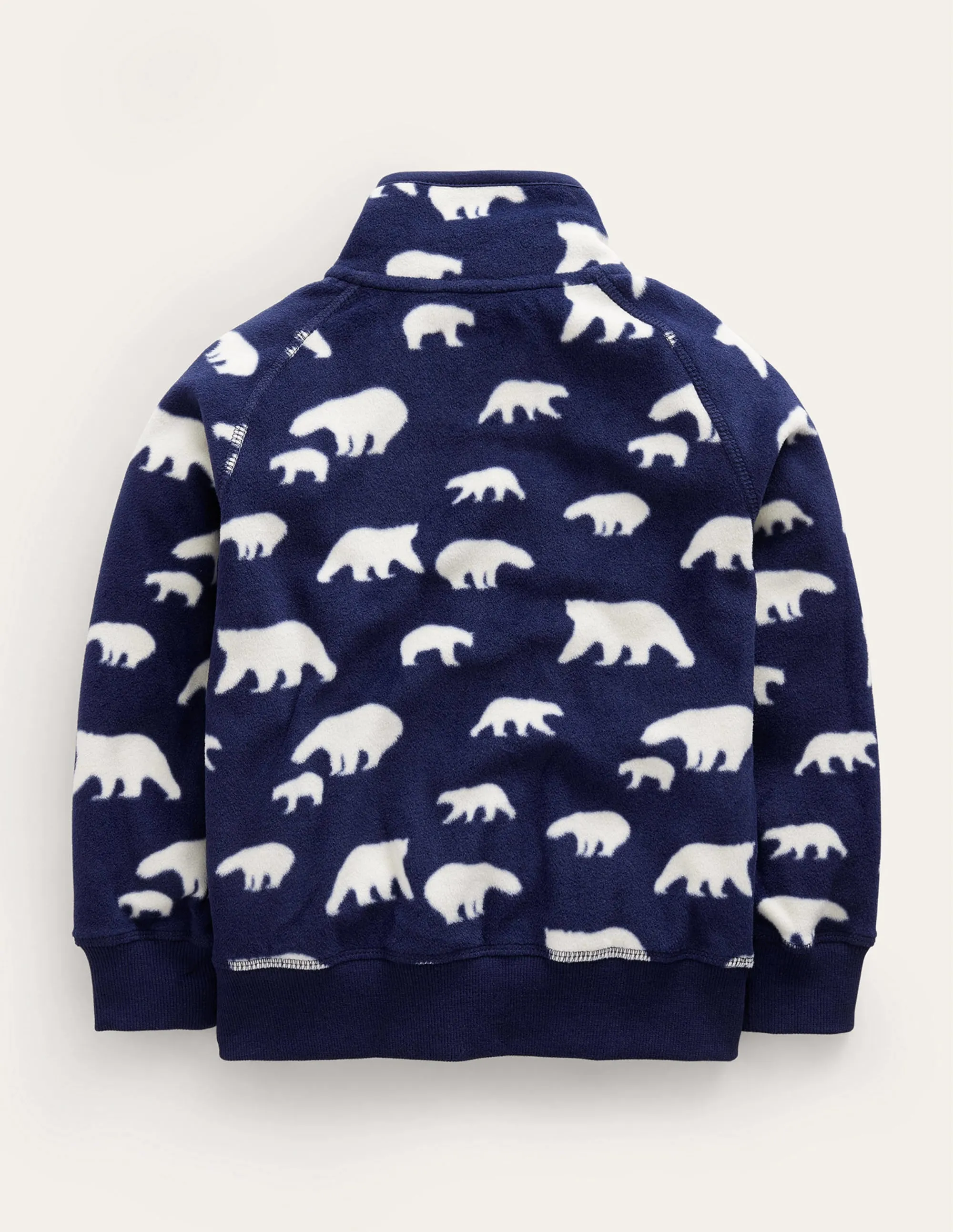 Cosy Fleece-Navy Polar Bears