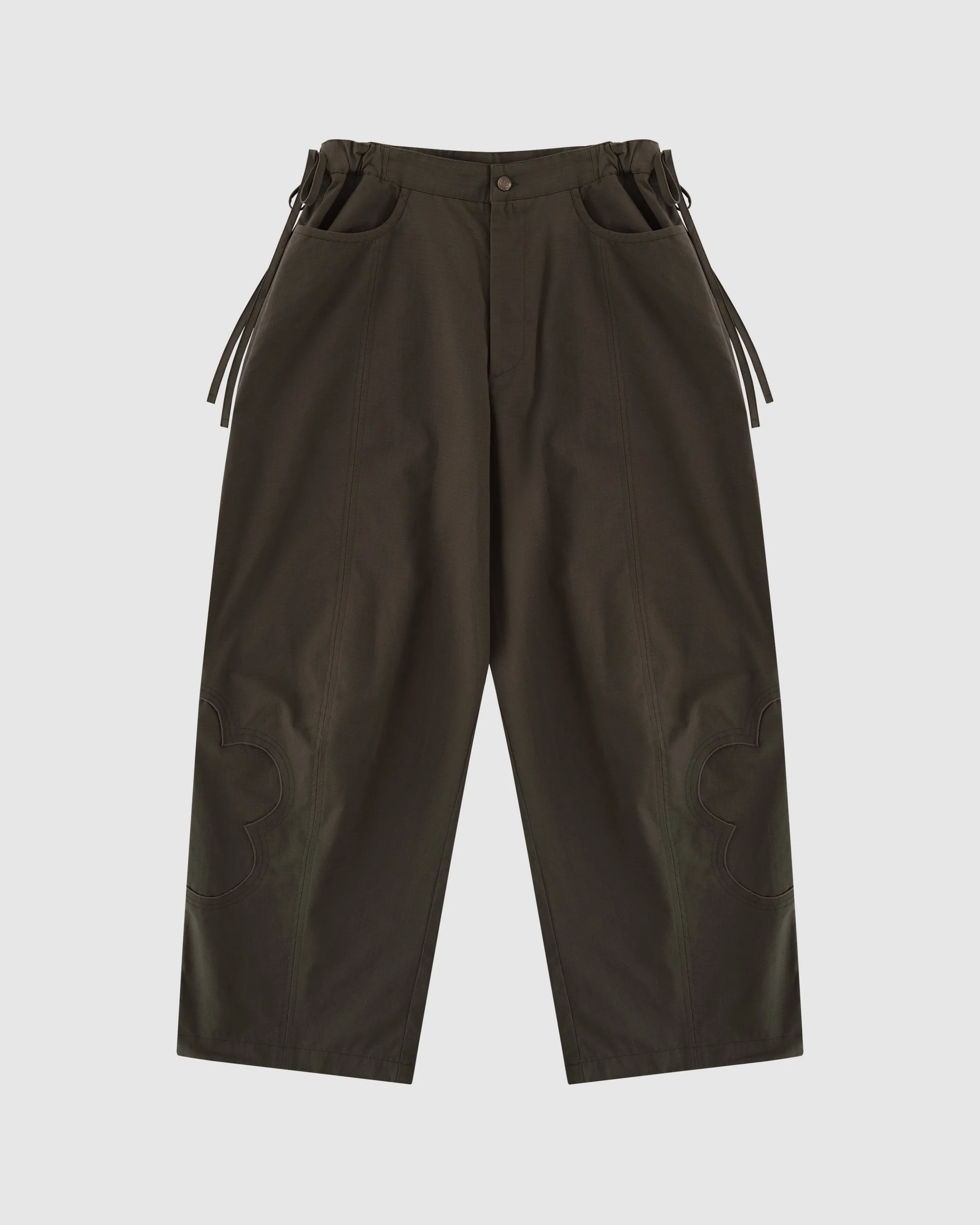 OLIVE MOCHI RIPSTOP TROUSERS