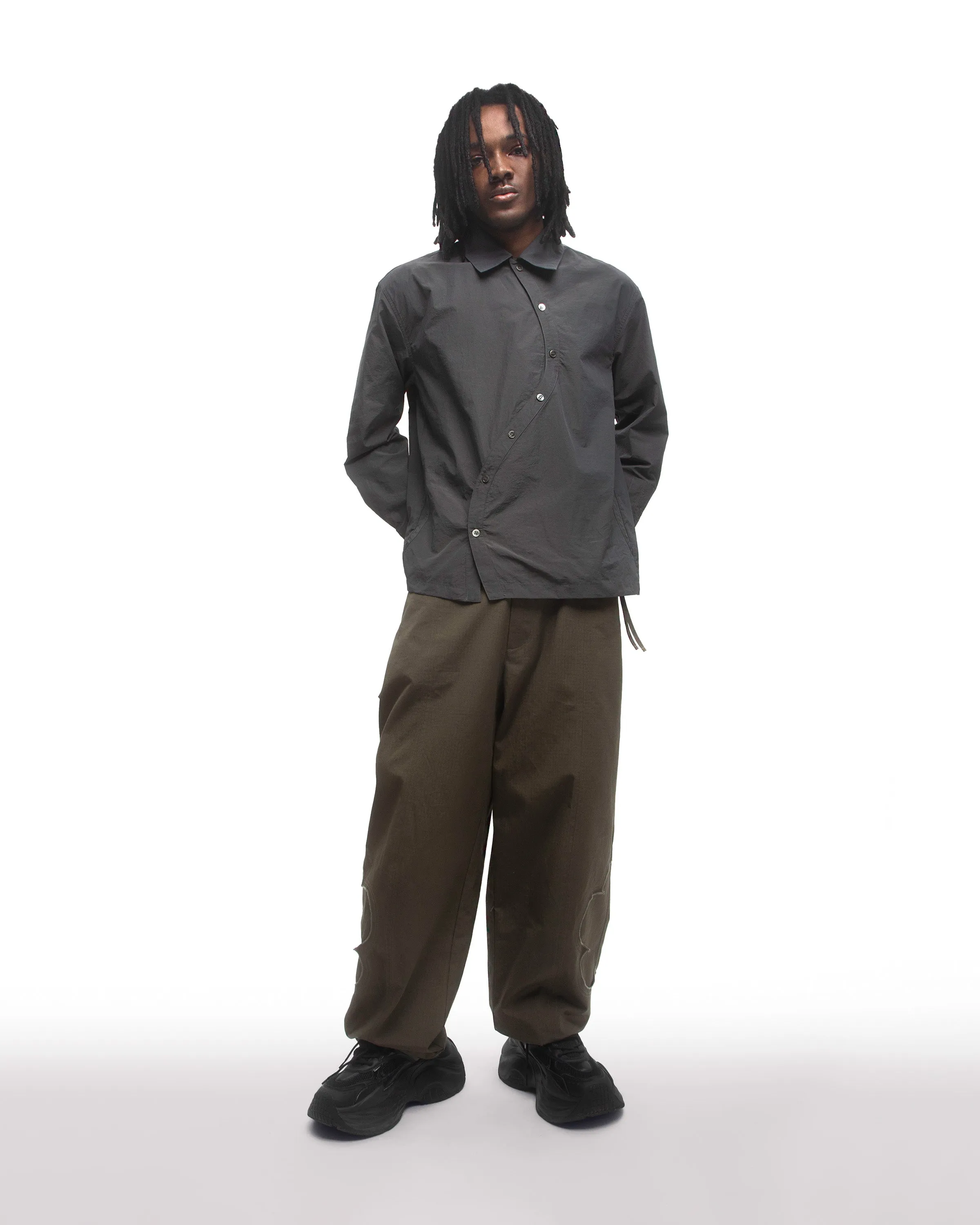 OLIVE MOCHI RIPSTOP TROUSERS