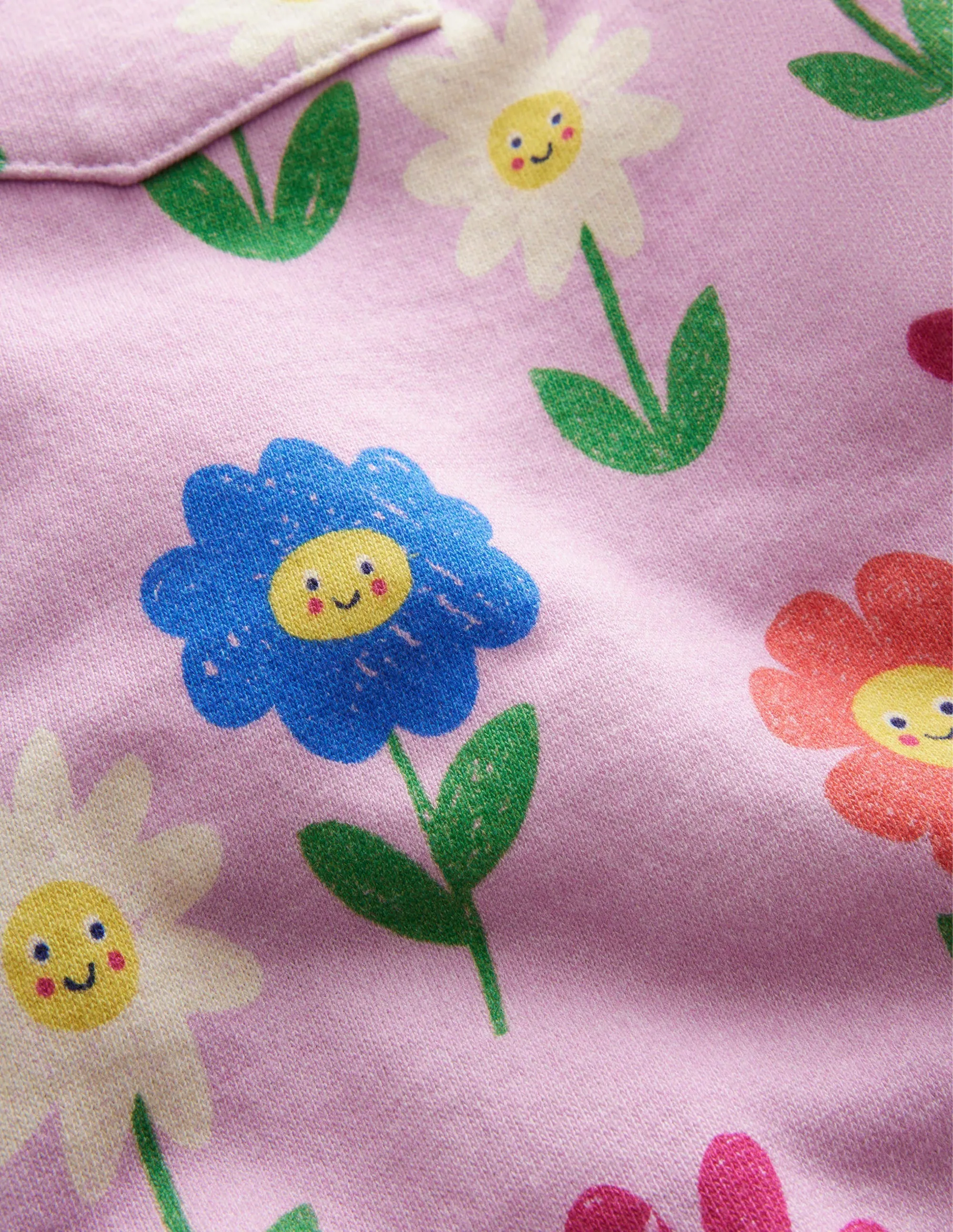 Printed Joggers-Winsome Pink Flowers
