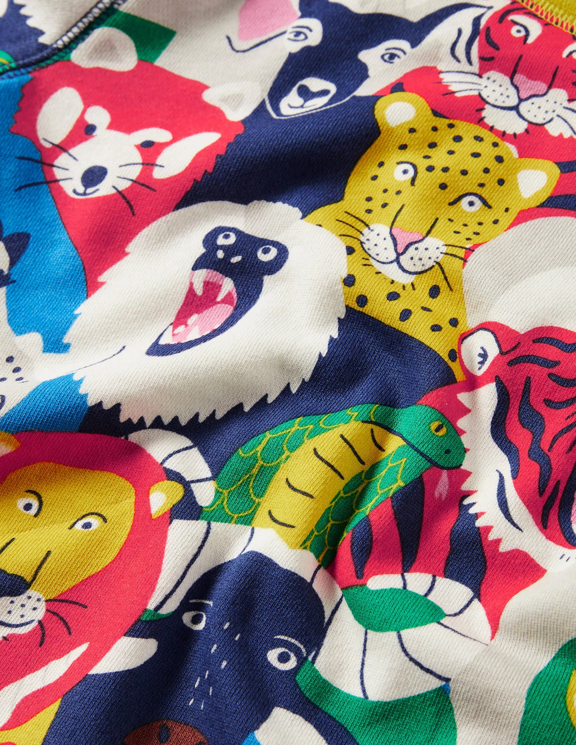 Printed Sweatshirt-Multi Bonkers Jungle