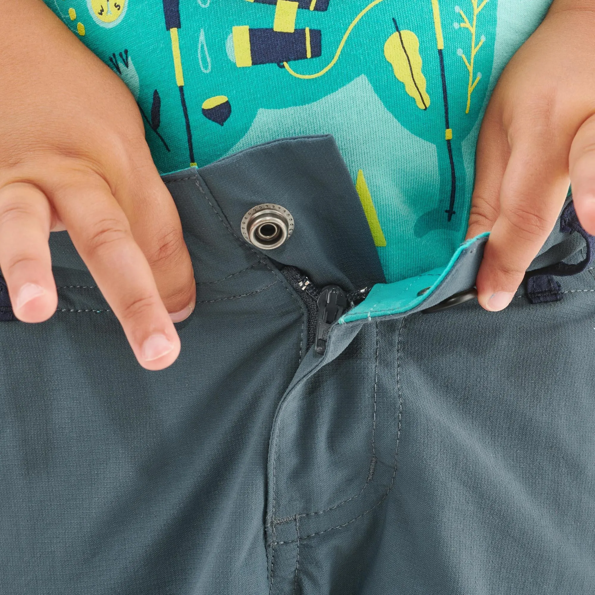 Quechua Kids' MH500 Convertible Hiking Pants - Ages 2-6