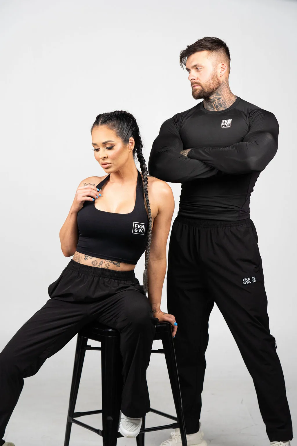 Steel HEIST | Dry Fit Lightweight Gym Track Pants | Black