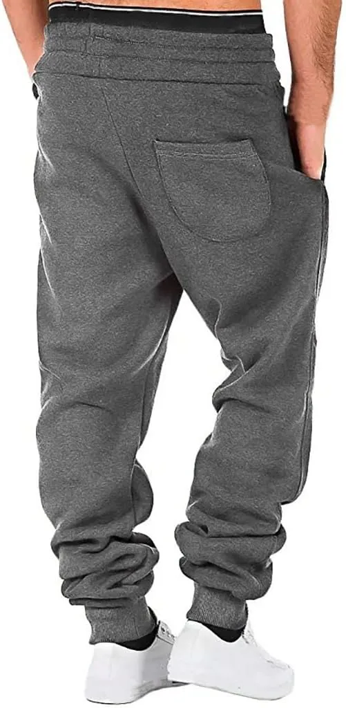 Sweatpant for Men with Pockets Jogger Sports Pants Drawstring Sports Trousers Mens Sweatpants with Pockets Drawstring