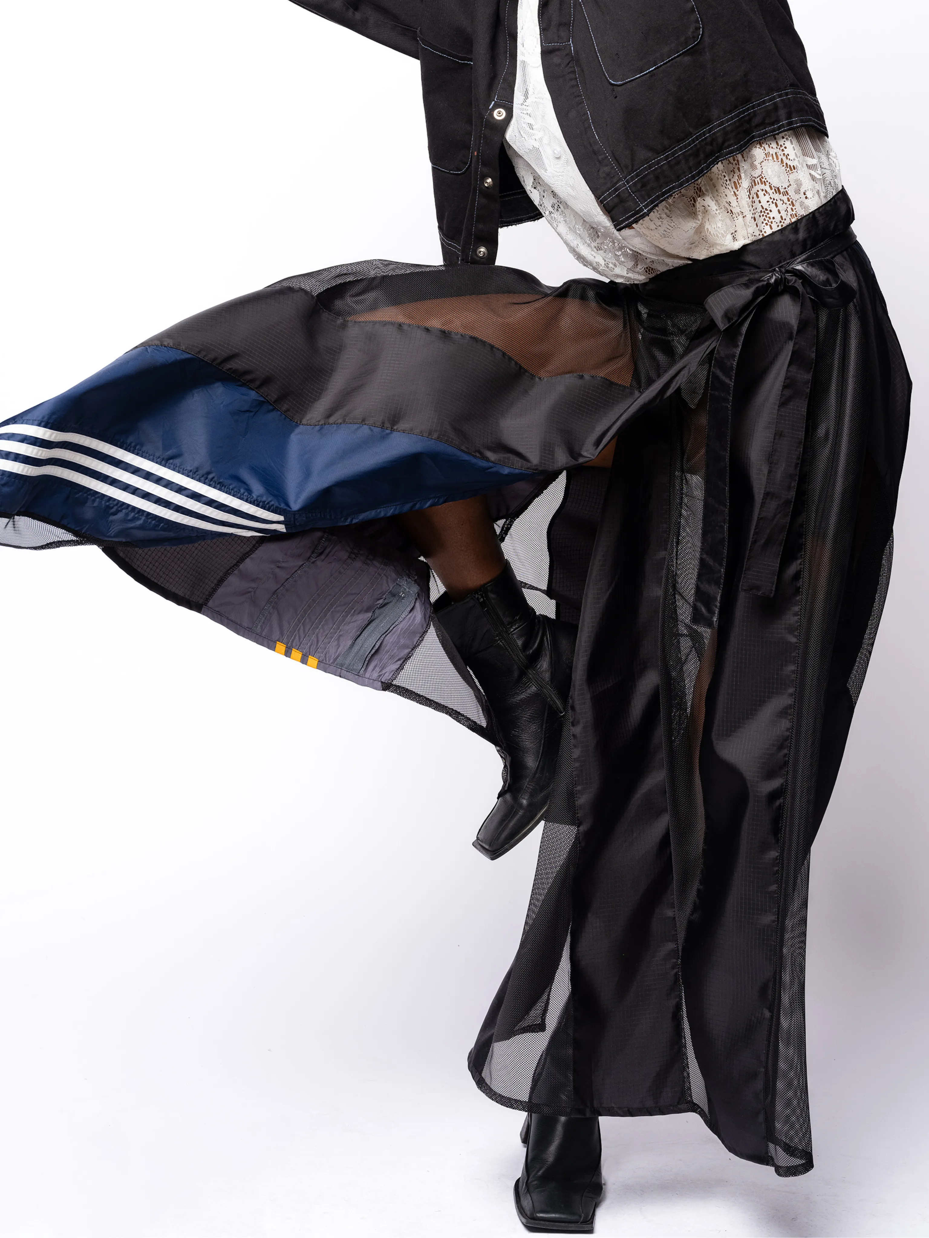 The Nylon Wrap Skirt