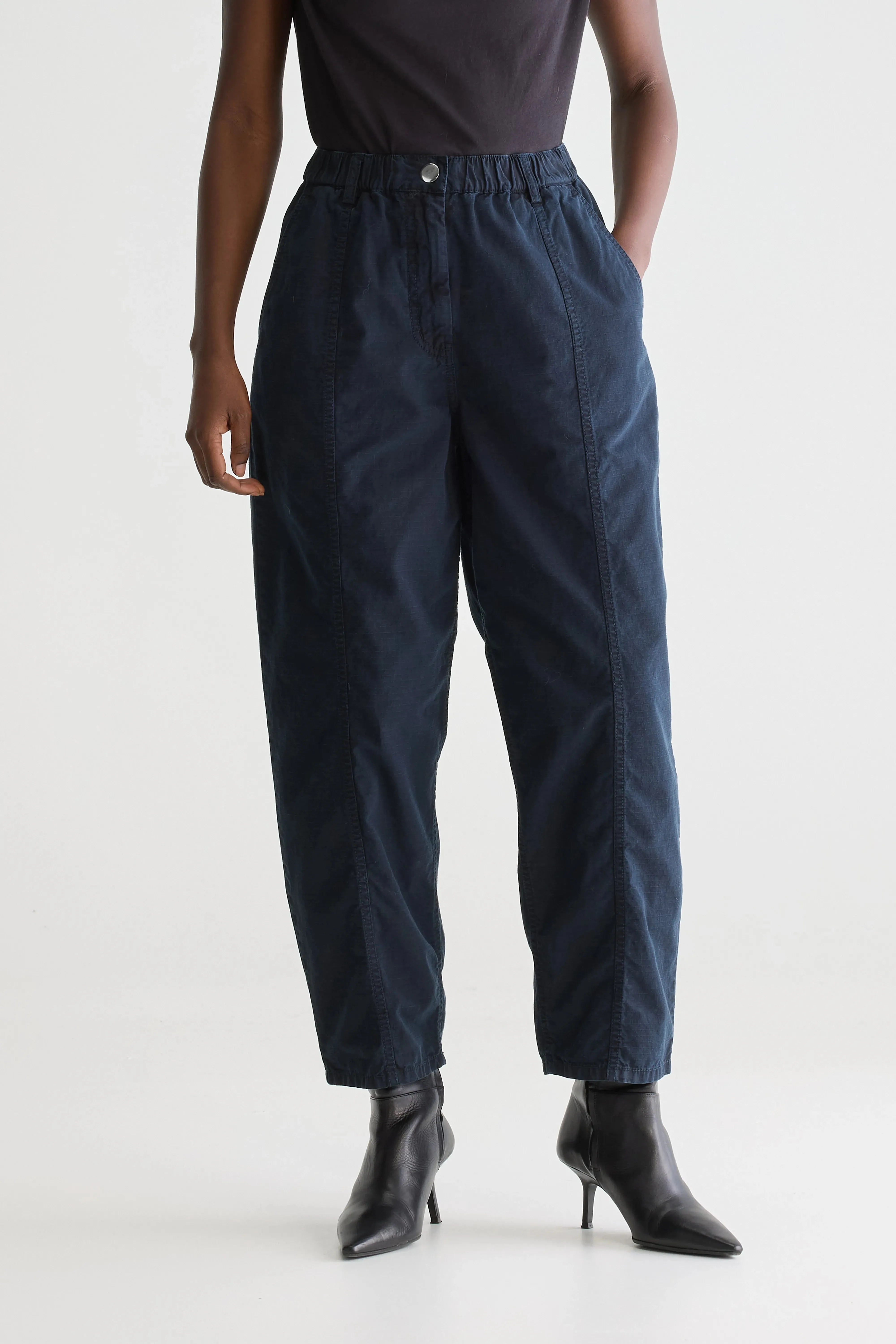 Wesly relaxed trousers (251 / W / NAVY)