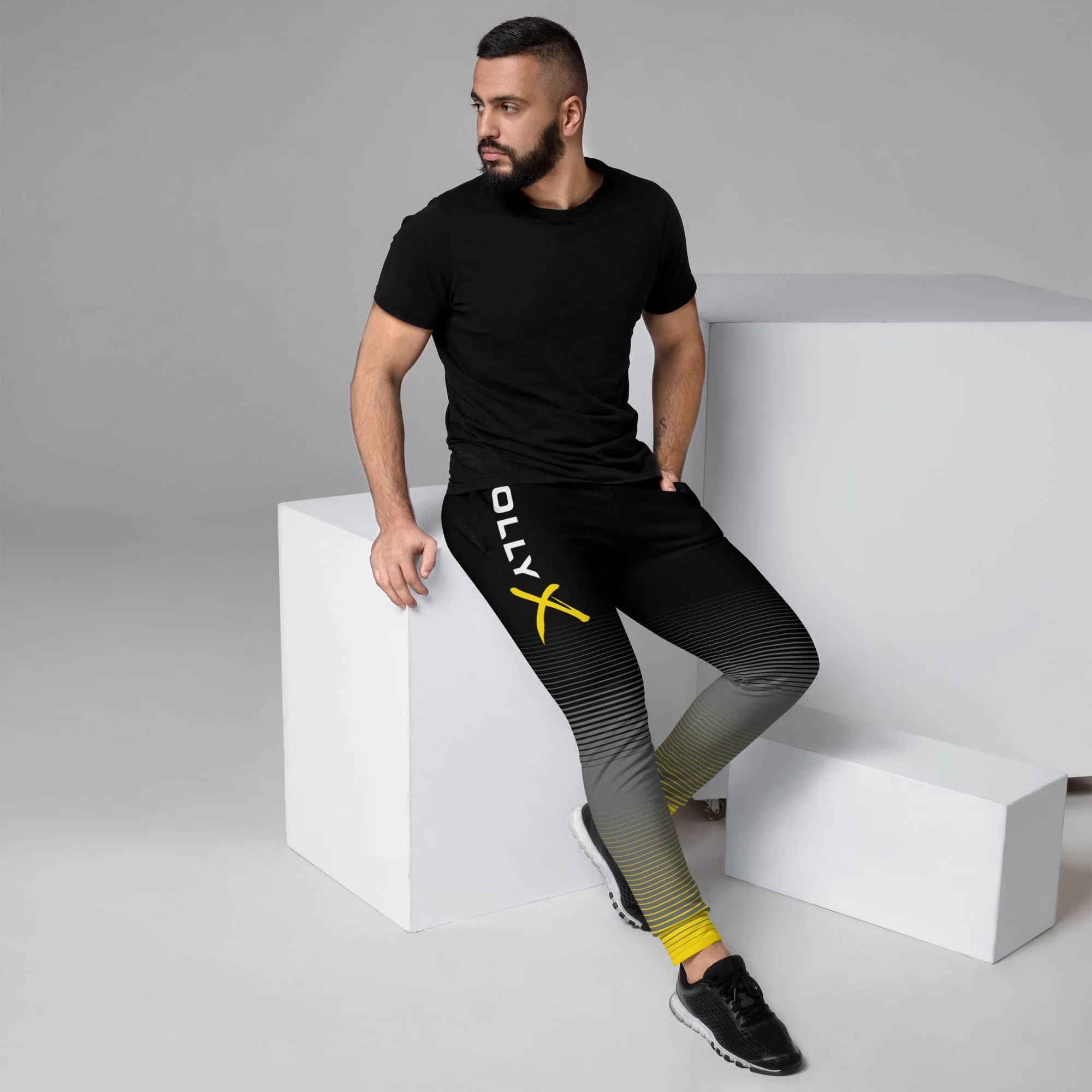 Yellow OMBRE Men's Joggers