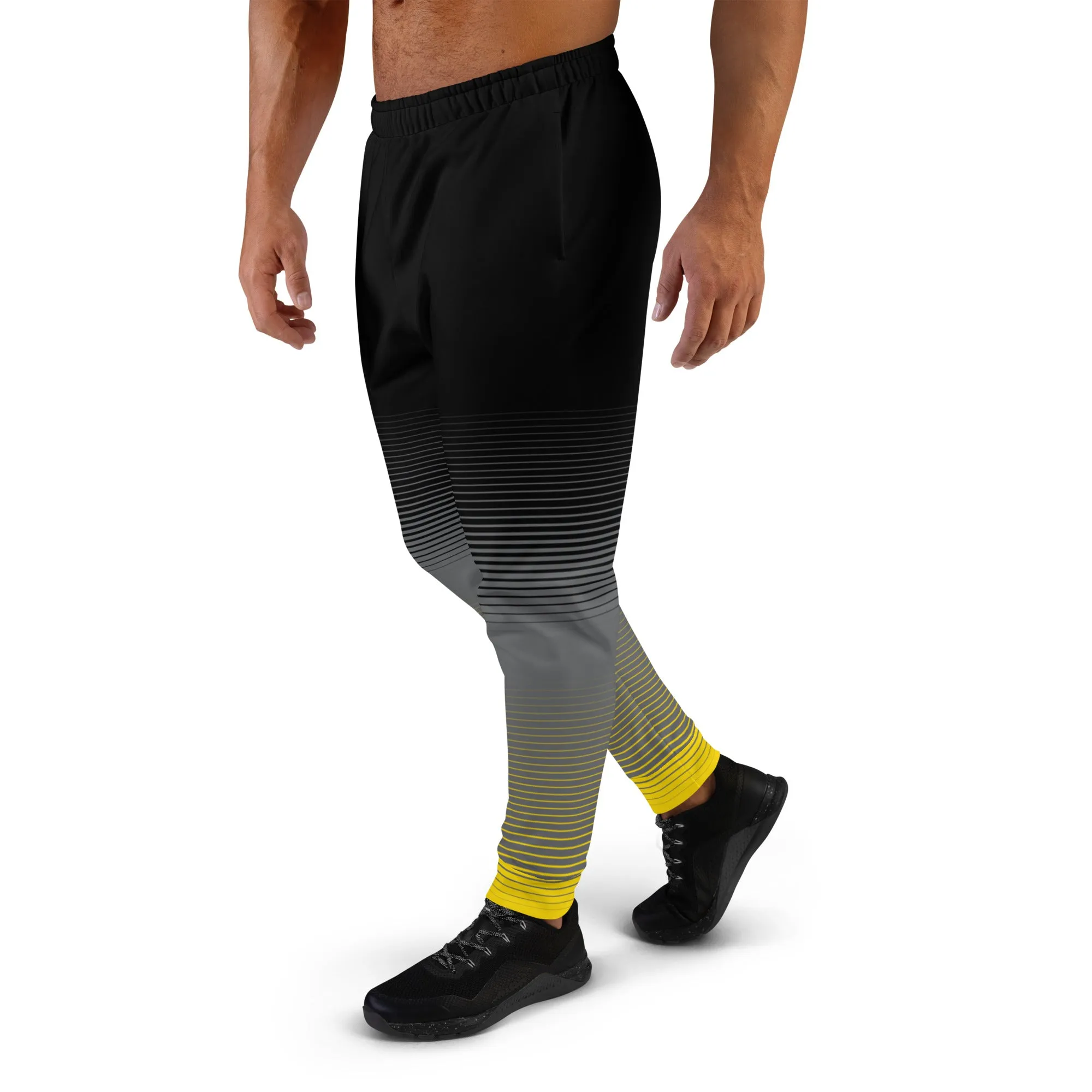 Yellow OMBRE Men's Joggers